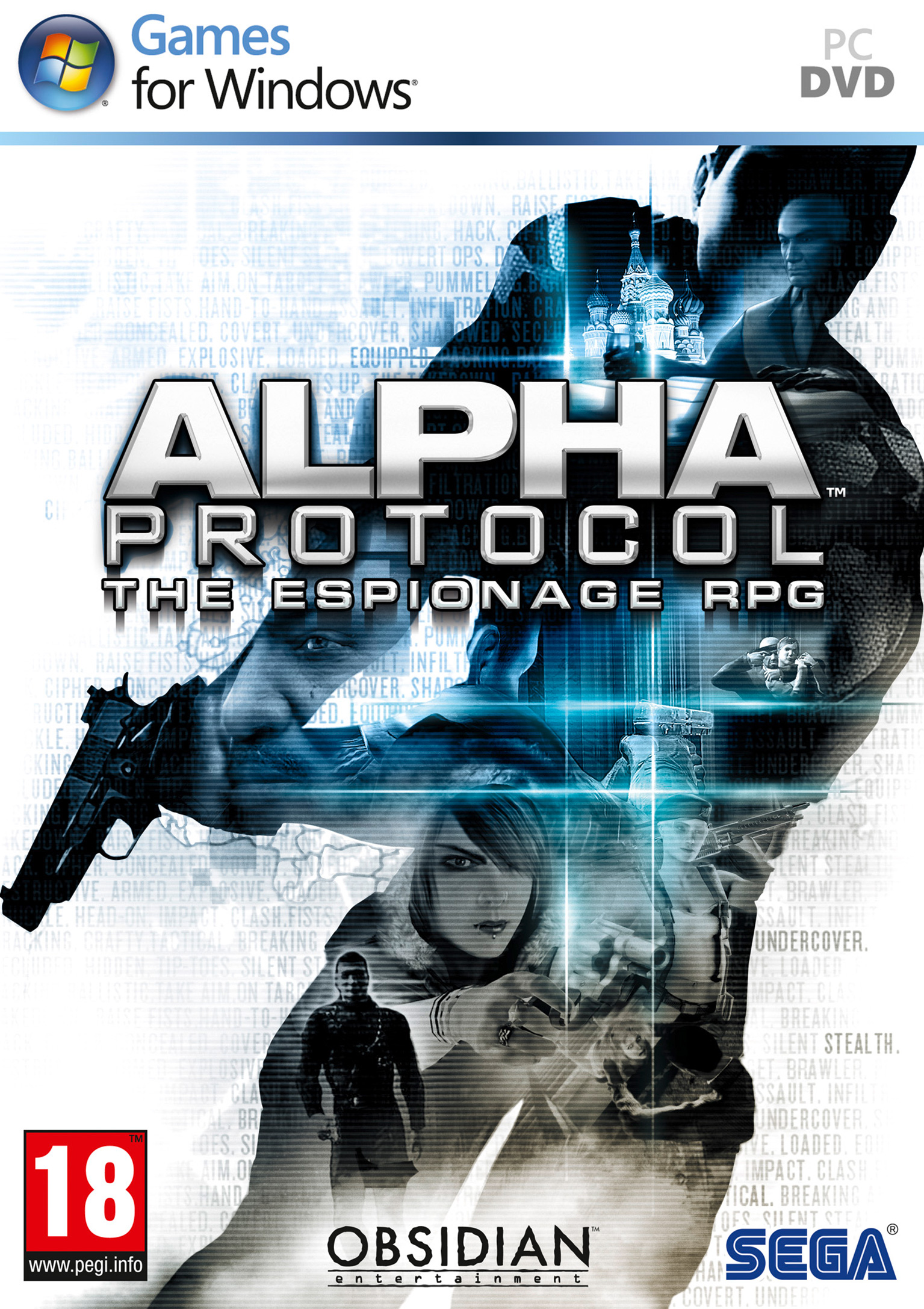 Alpha Protocol - pedn DVD obal