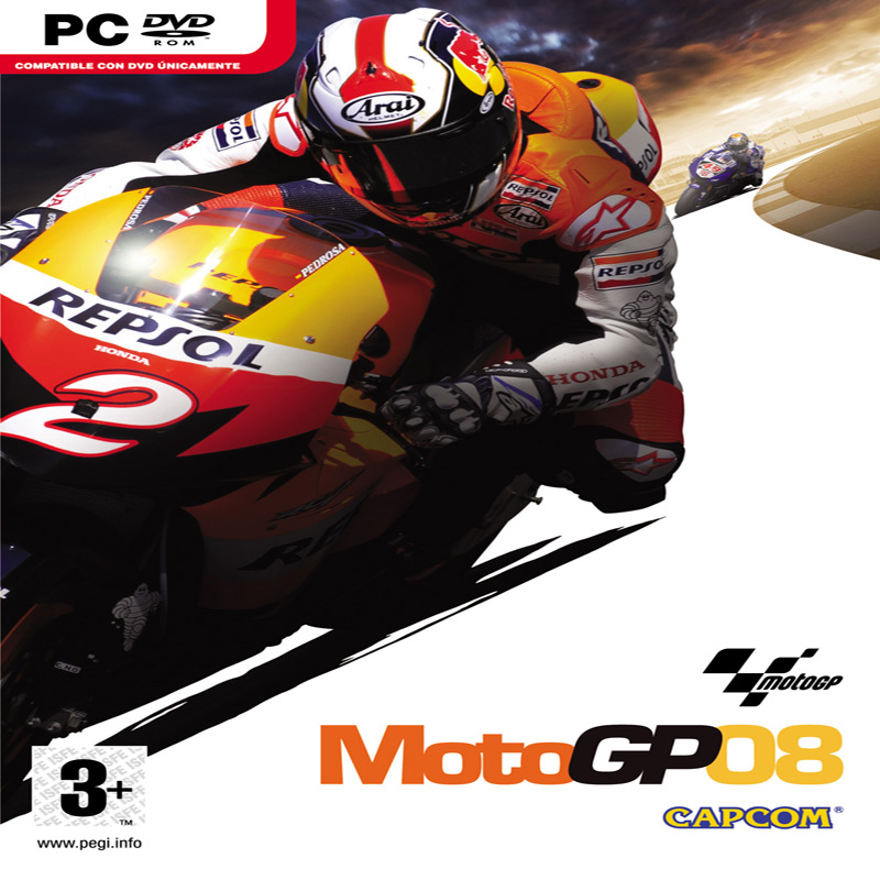 MotoGP 08 - pedn CD obal 3