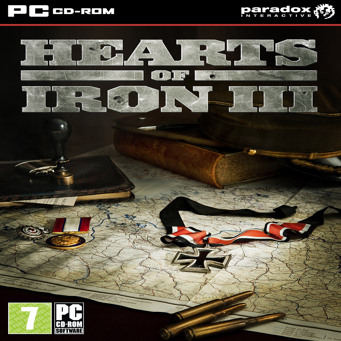 Hearts of Iron 3 - pedn CD obal