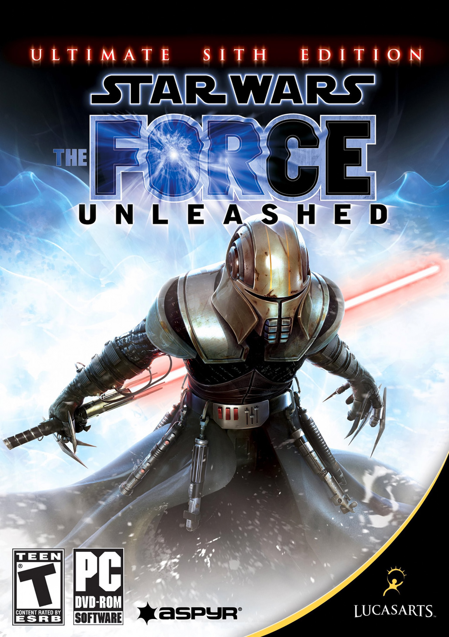 Star Wars: The Force Unleashed - Ultimate Sith Edition - pedn DVD obal