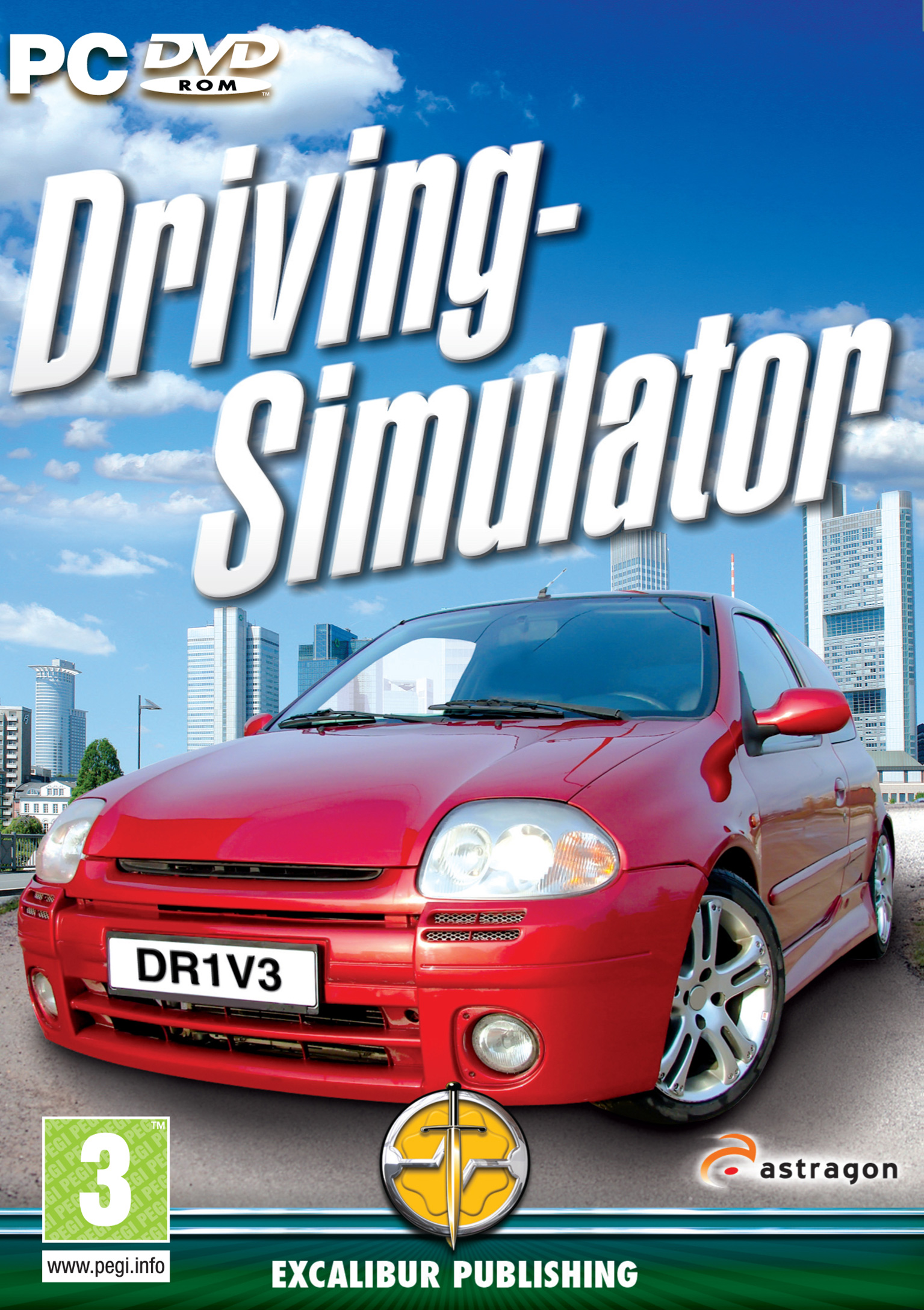 Driving Simulator 2009 - pedn DVD obal
