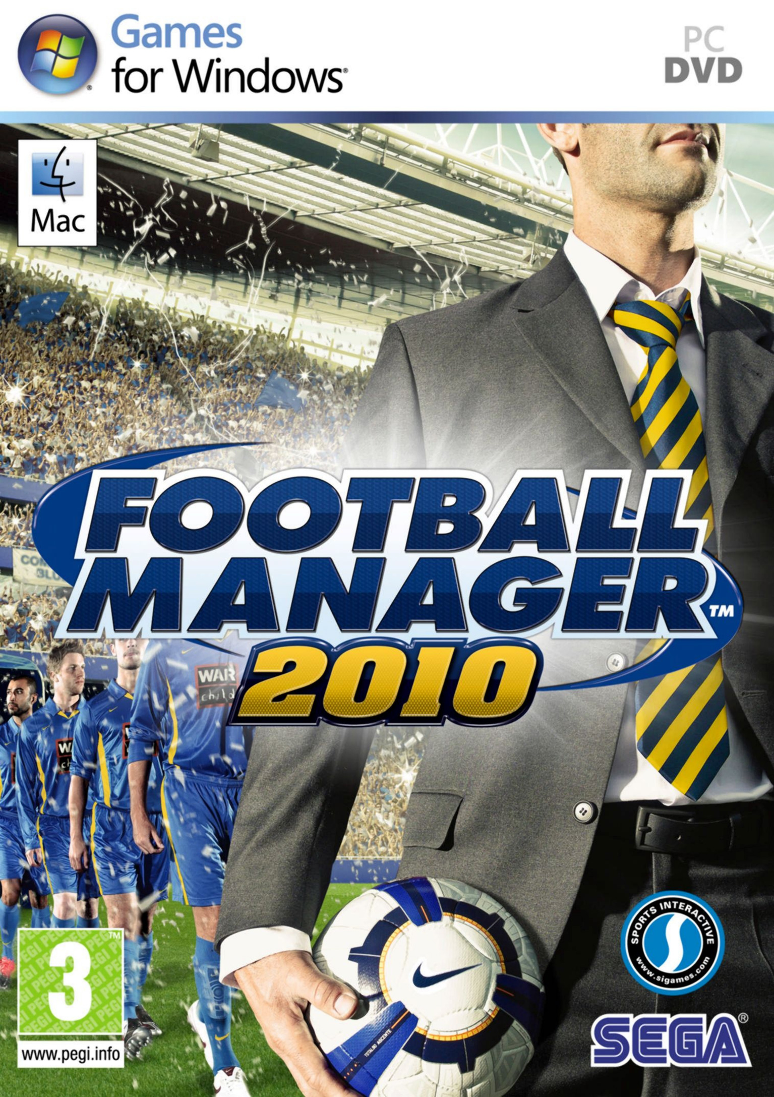 Football Manager 2010 - pedn DVD obal