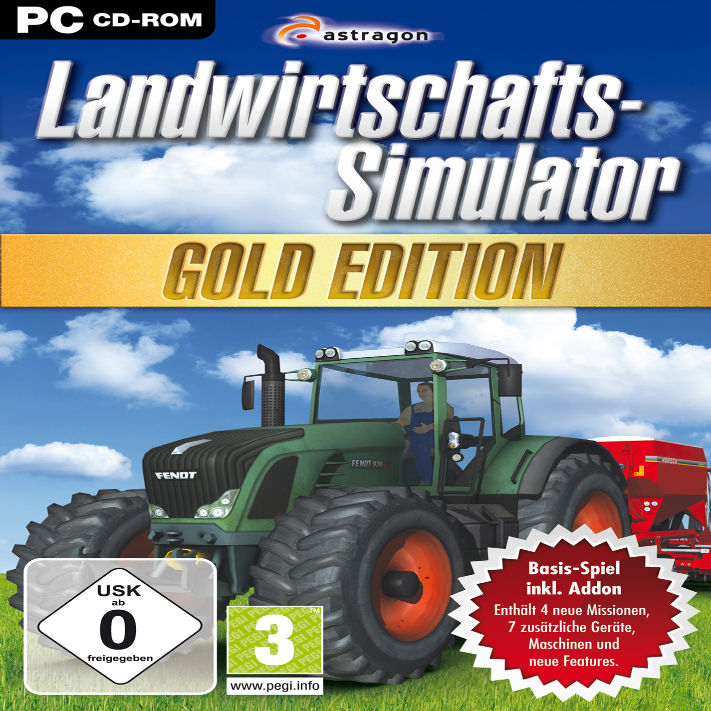 Farming Simulator 2009: Gold Edition - pedn CD obal