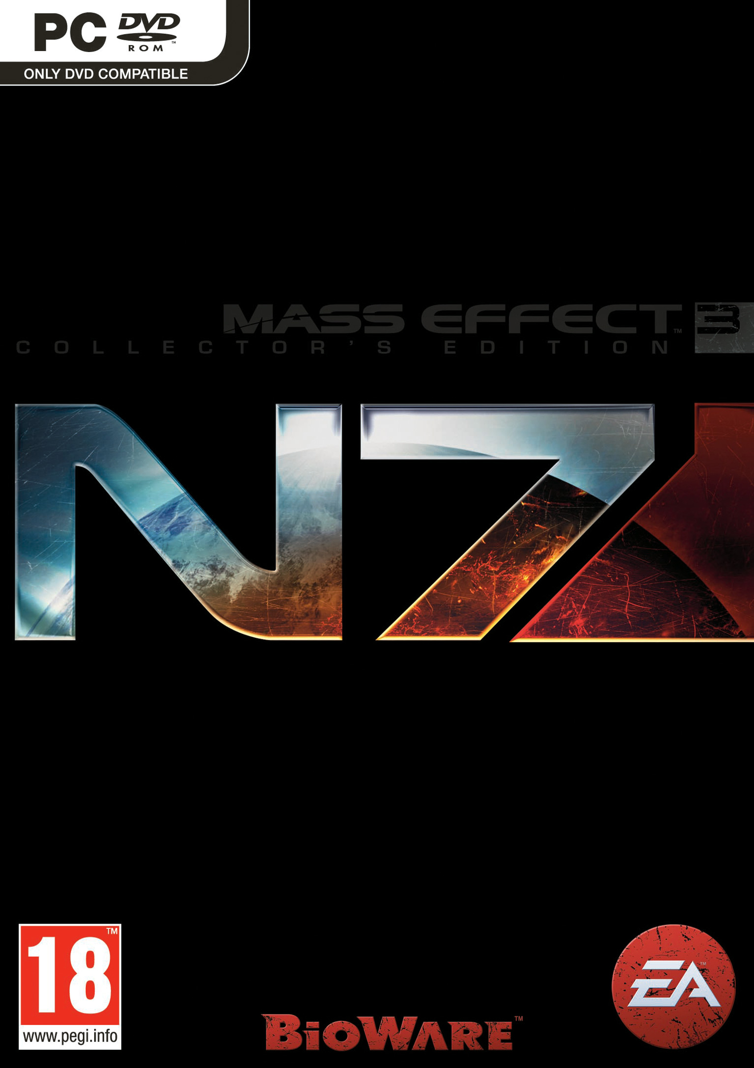 Mass Effect 3 - pedn DVD obal 2