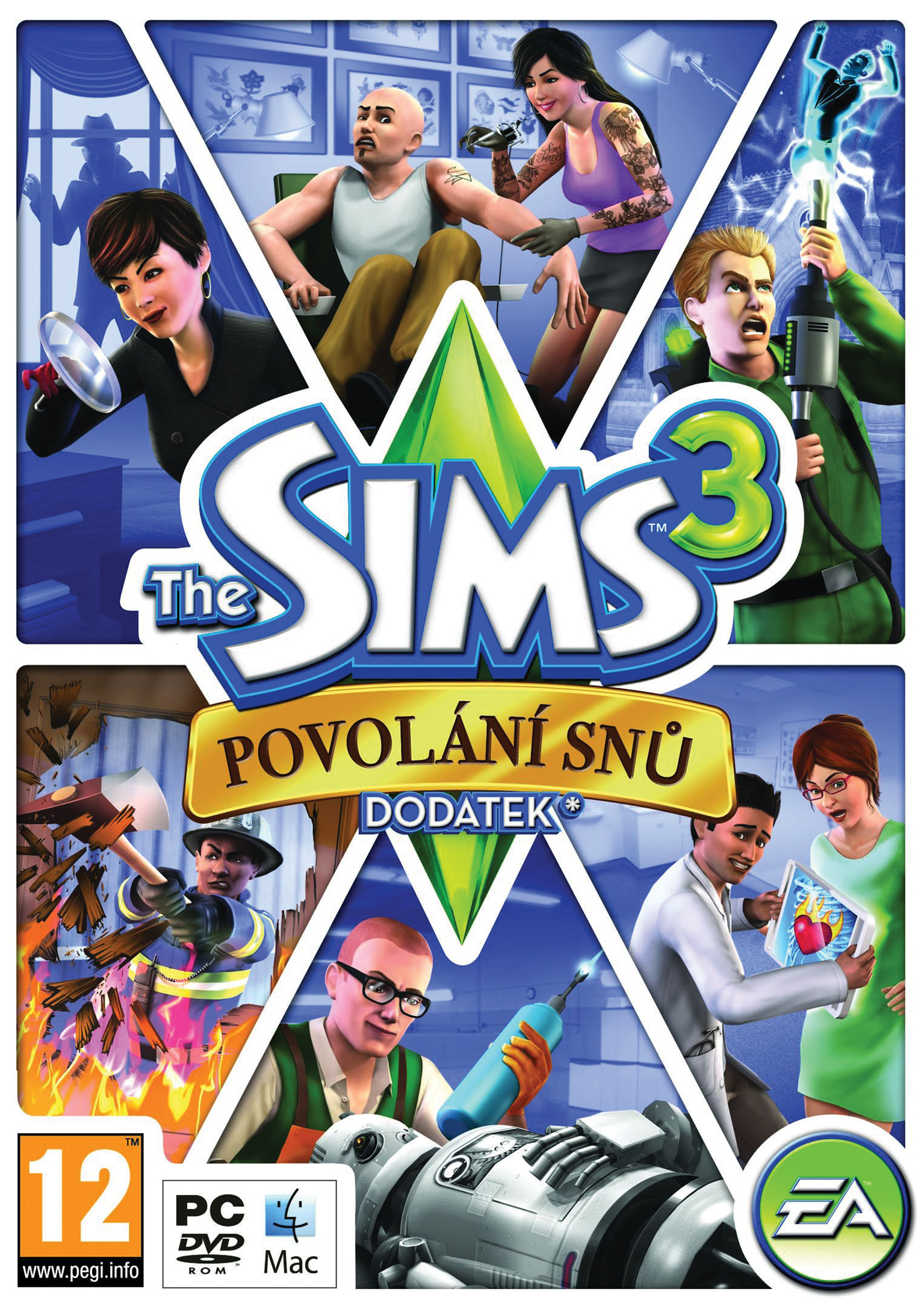 The Sims 3: Ambitions - pedn DVD obal 2