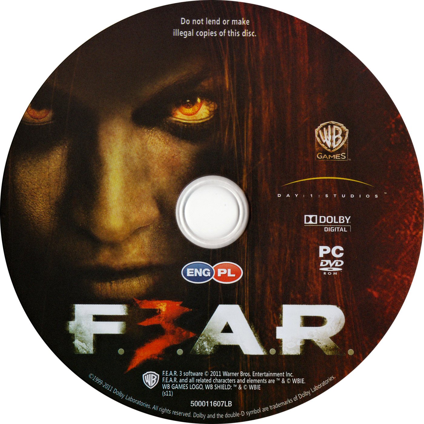 F.E.A.R. 3 - CD obal