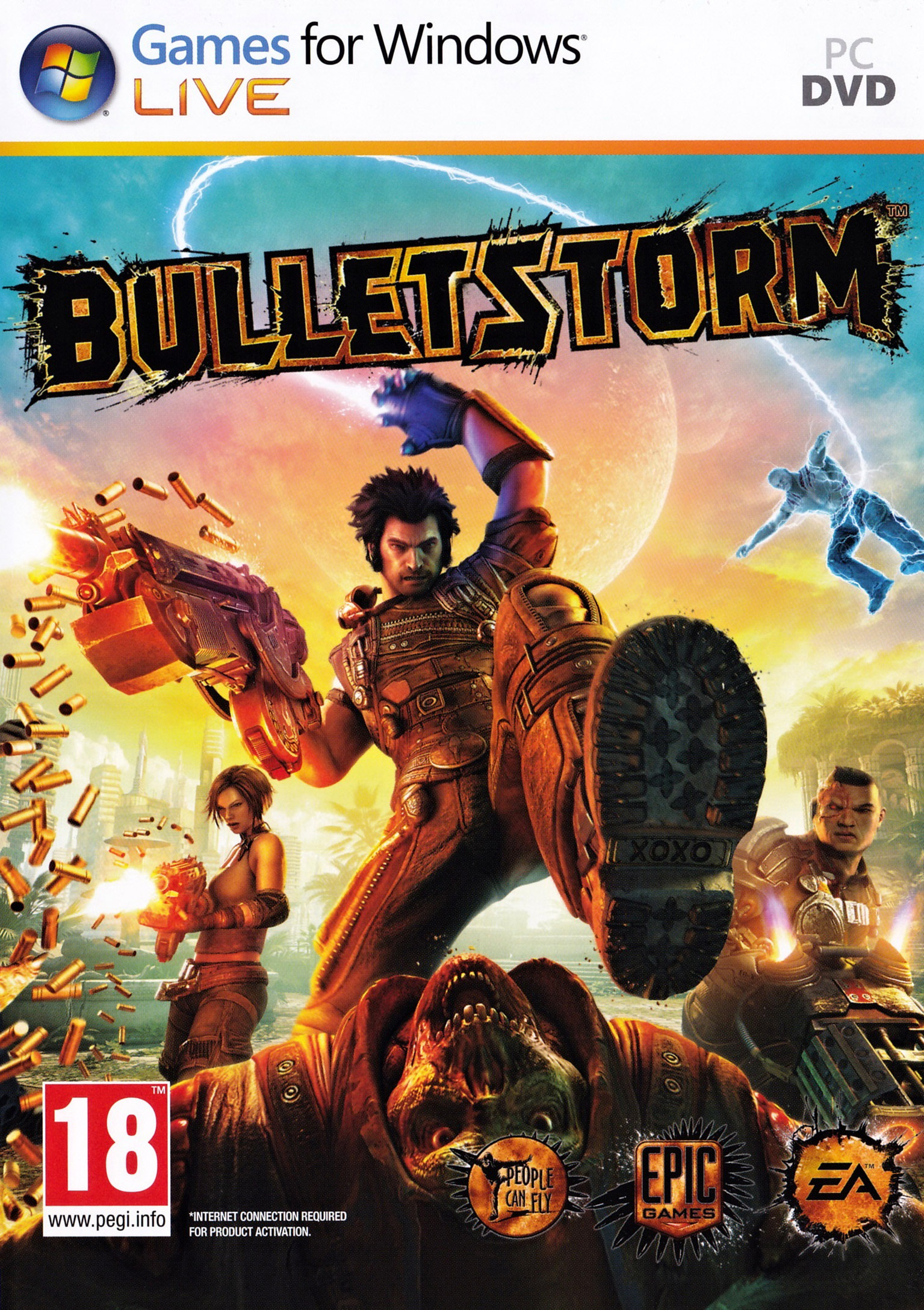 Bulletstorm - pedn DVD obal