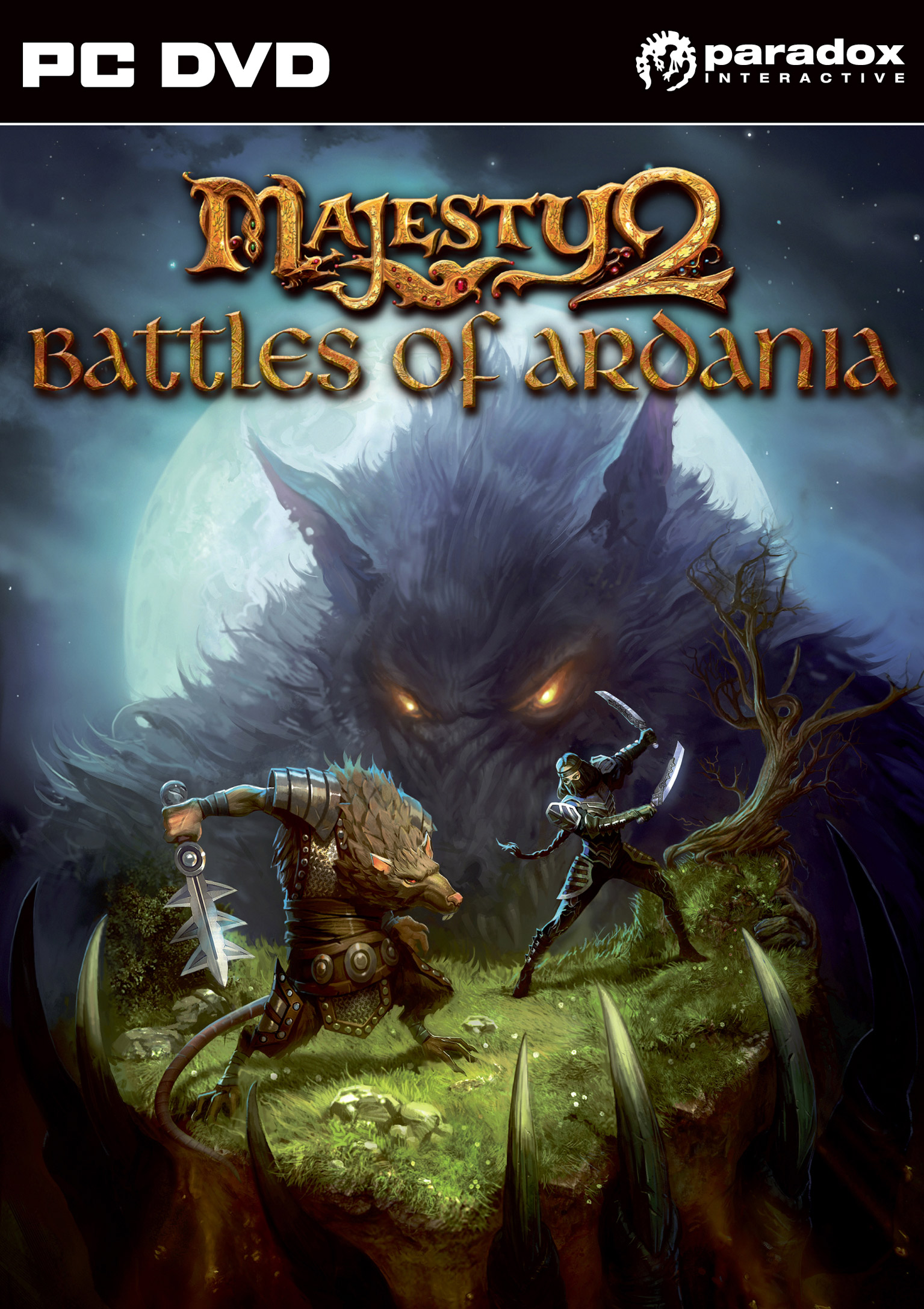 Majesty 2: Battles of Ardania - pedn DVD obal