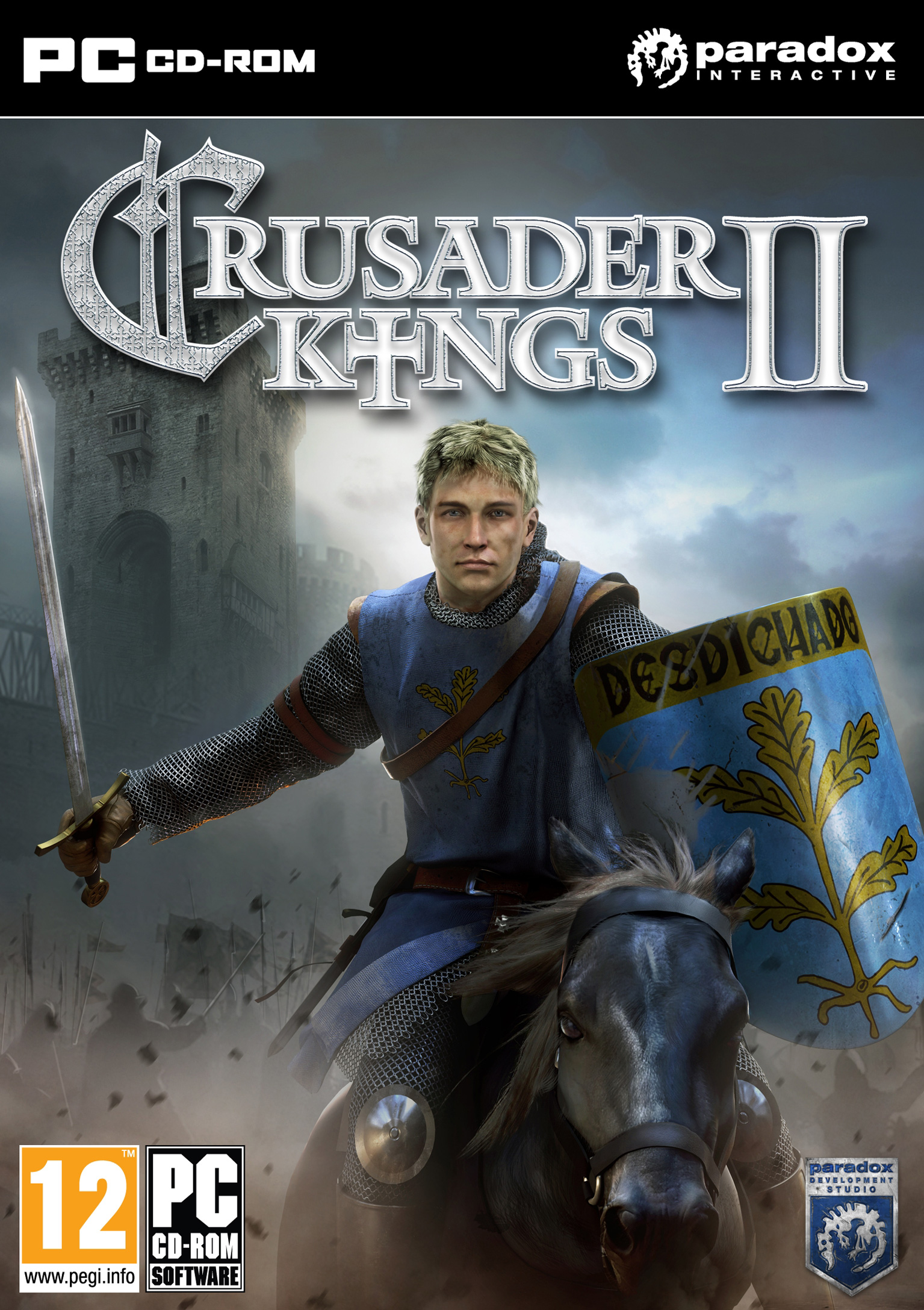 Crusader Kings II - pedn DVD obal
