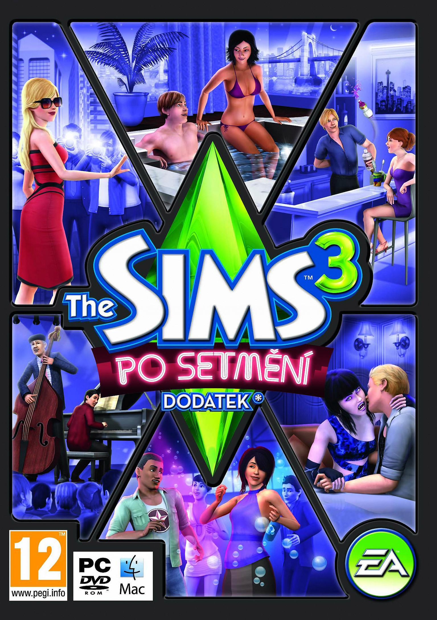 The Sims 3: Late Night - pedn DVD obal 2