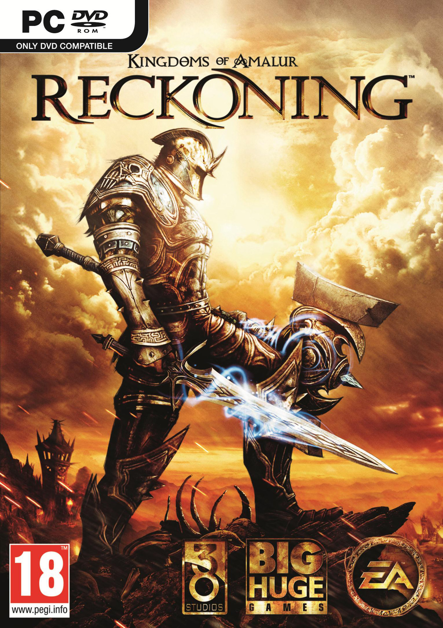 Kingdoms of Amalur: Reckoning - pedn DVD obal