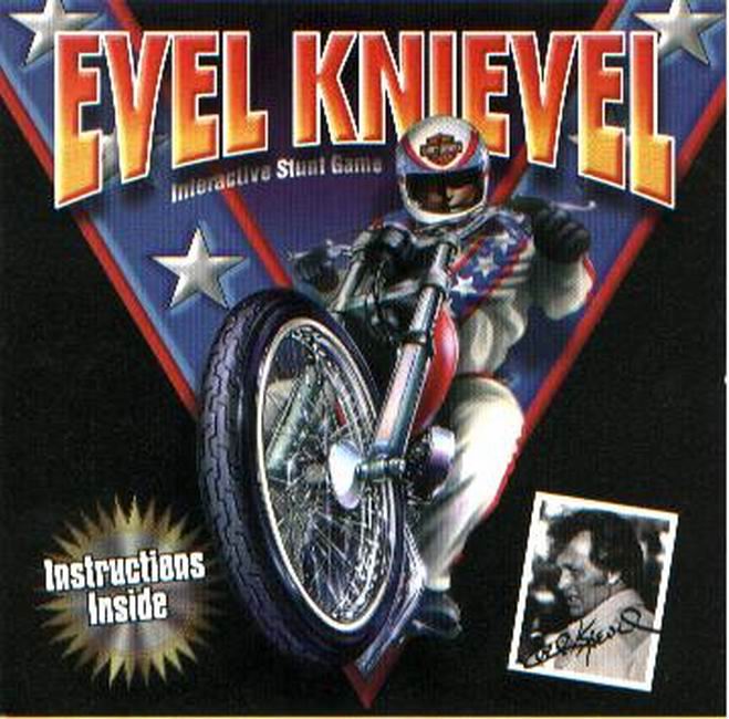 Evel Knievel: Interactive Stunt Game - pedn CD obal