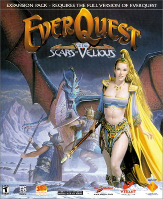 EverQuest: The Scars of Velious - pedn CD obal