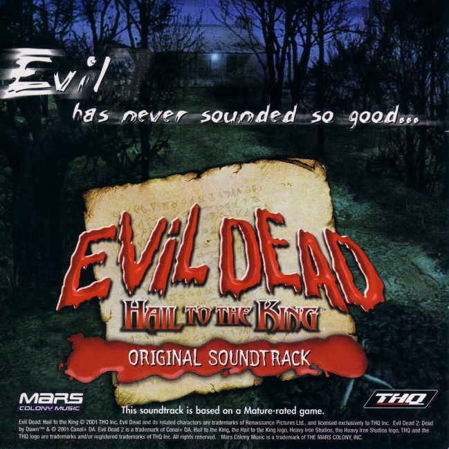 Evil Dead: Hail to the King - pedn vnitn CD obal