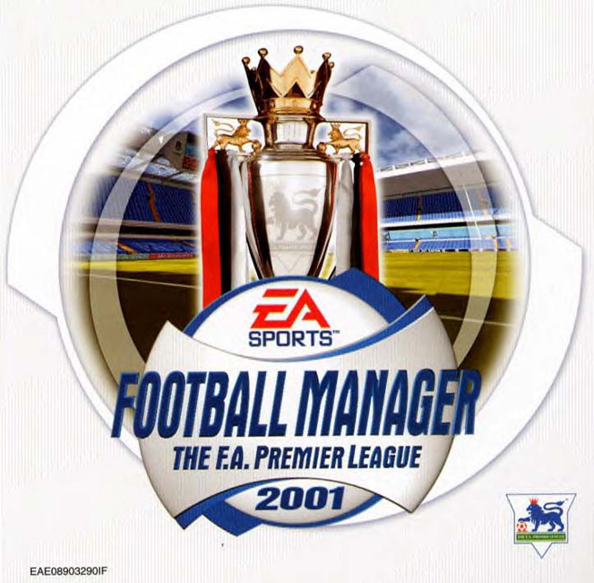 F.A. Premier League Football Manager 2001 - pedn CD obal
