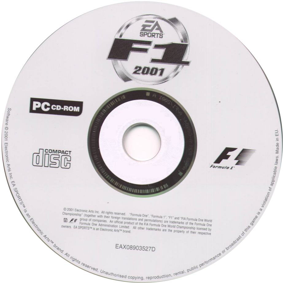 F1 2001 - CD obal