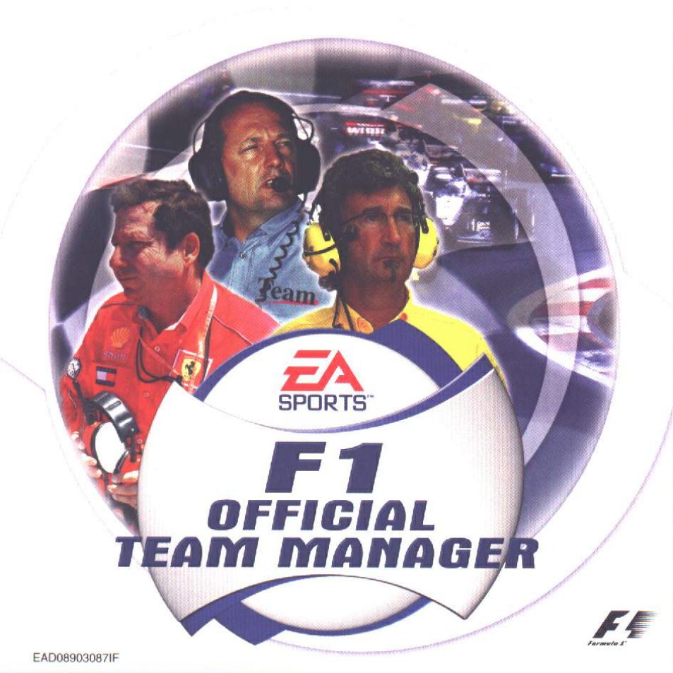 F1 Official Team Manager - pedn CD obal