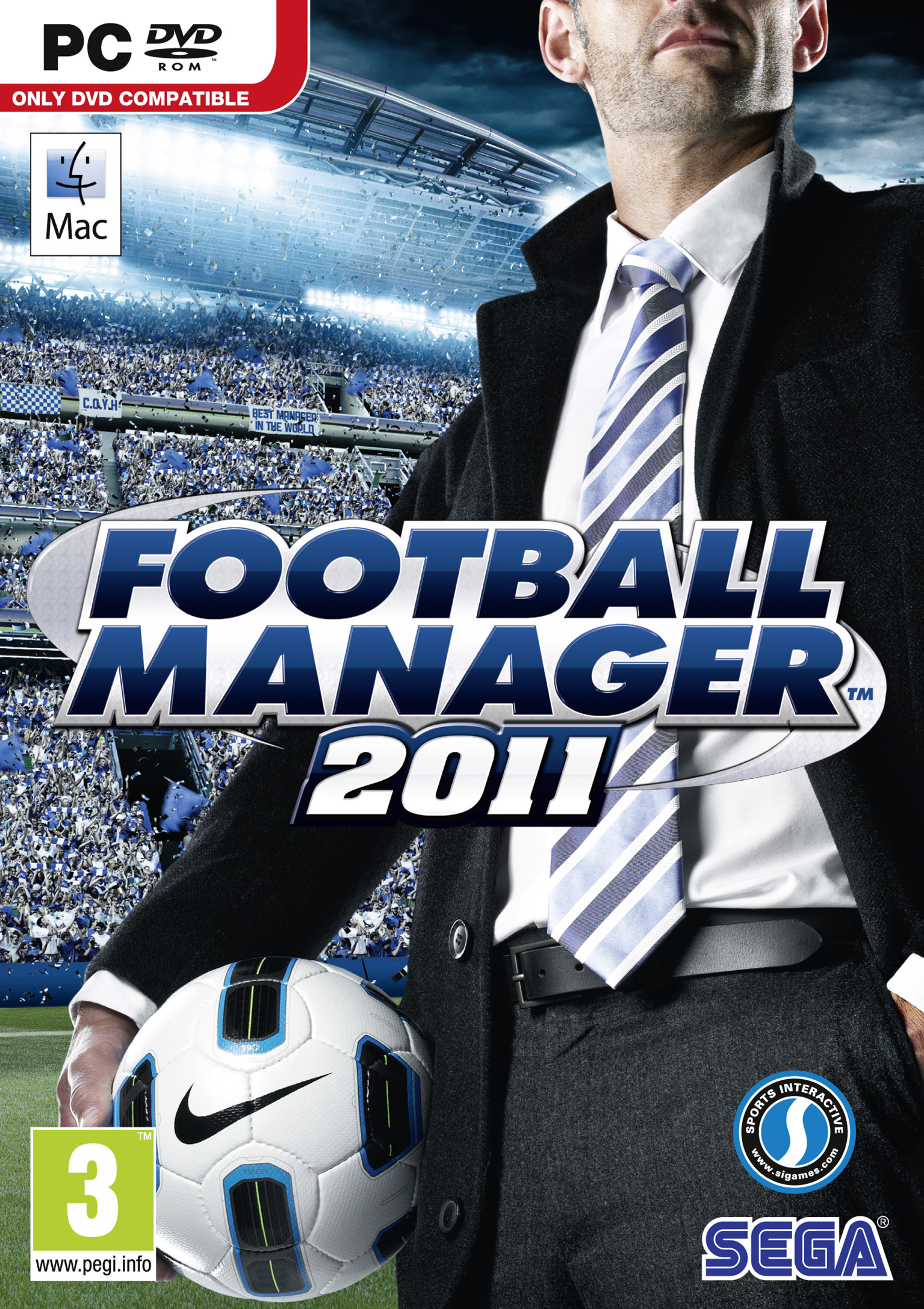 Football Manager 2011 - pedn DVD obal