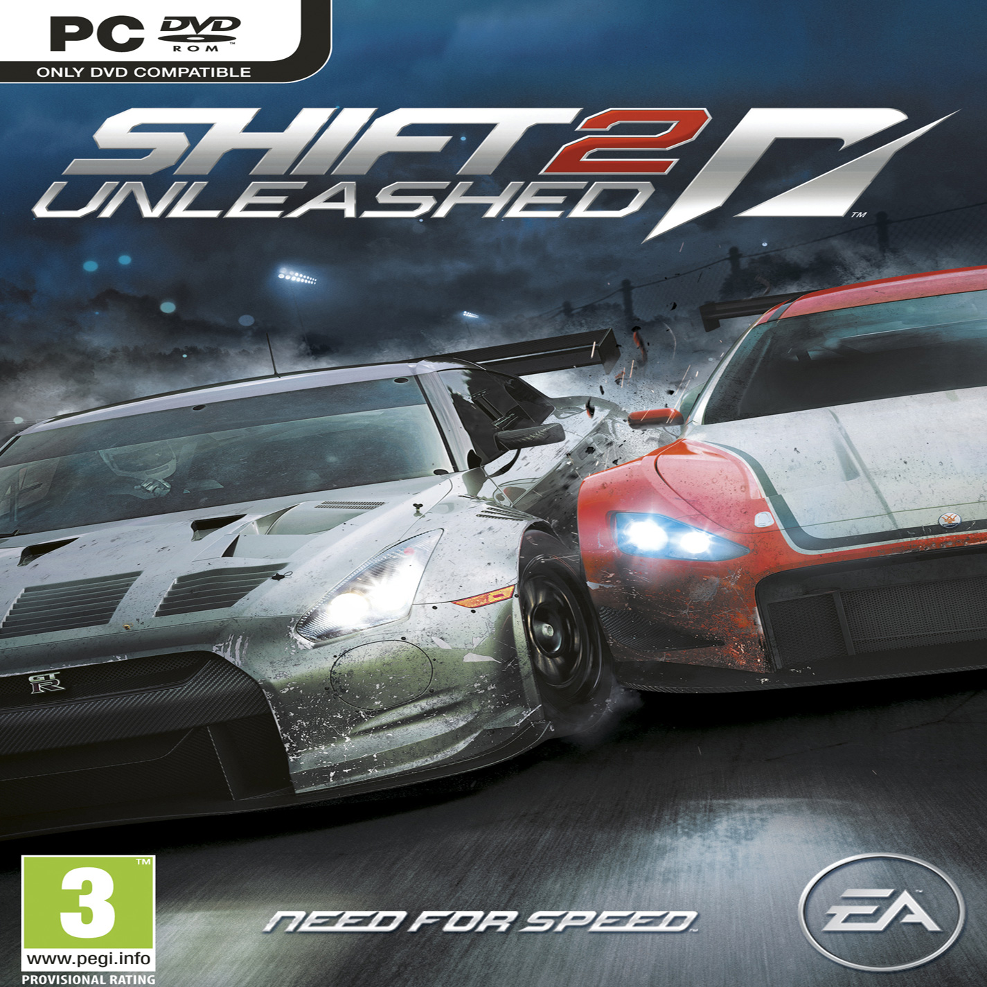 Need for Speed Shift 2: Unleashed - pedn CD obal