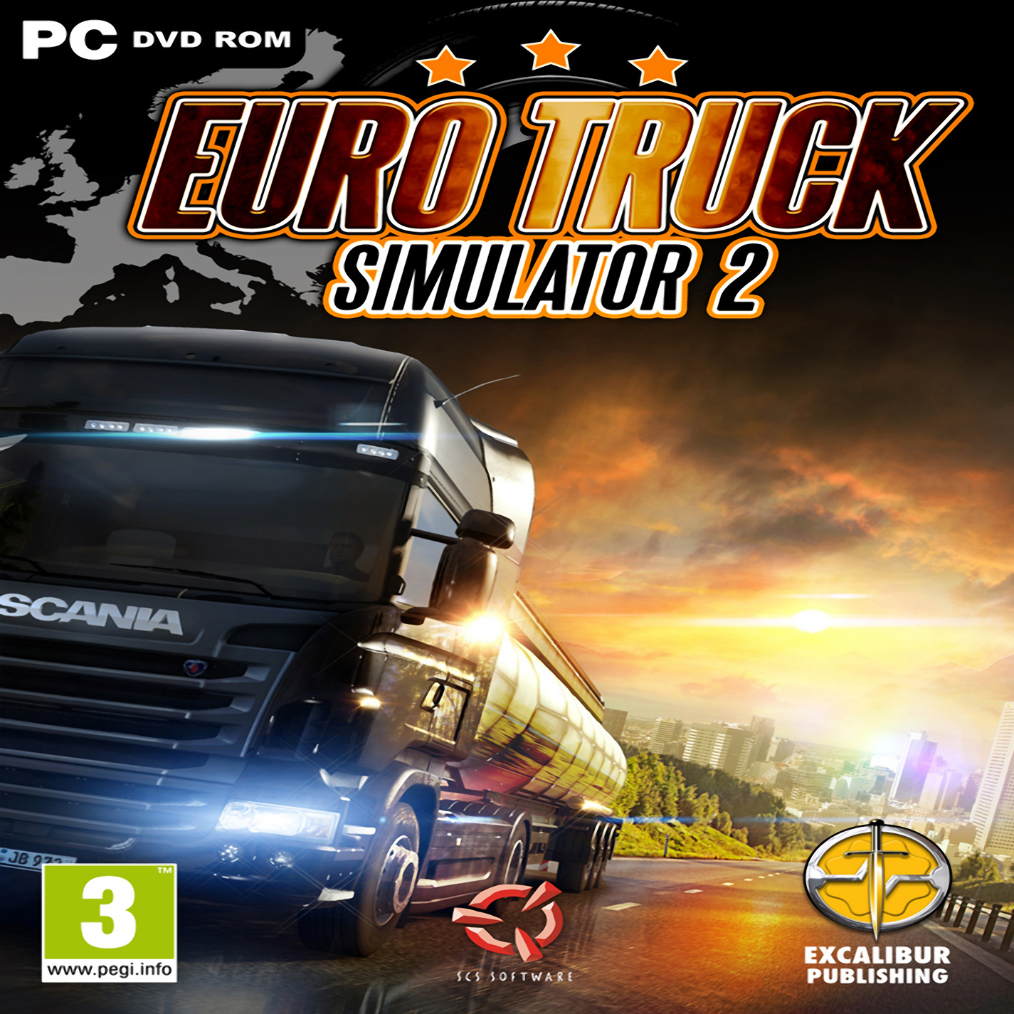 Euro Truck Simulator 2 - pedn CD obal