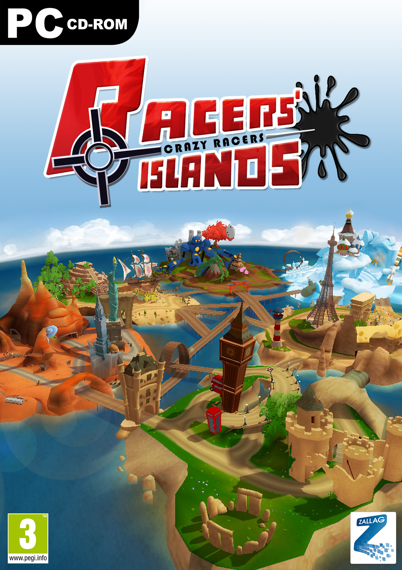 Racers' Islands: Crazy Racers - pedn DVD obal
