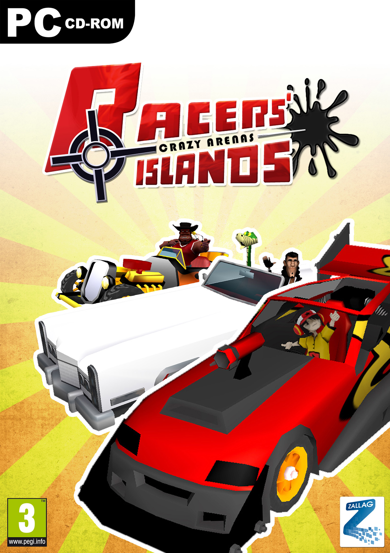 Racers' Islands: Crazy Arenas - pedn DVD obal