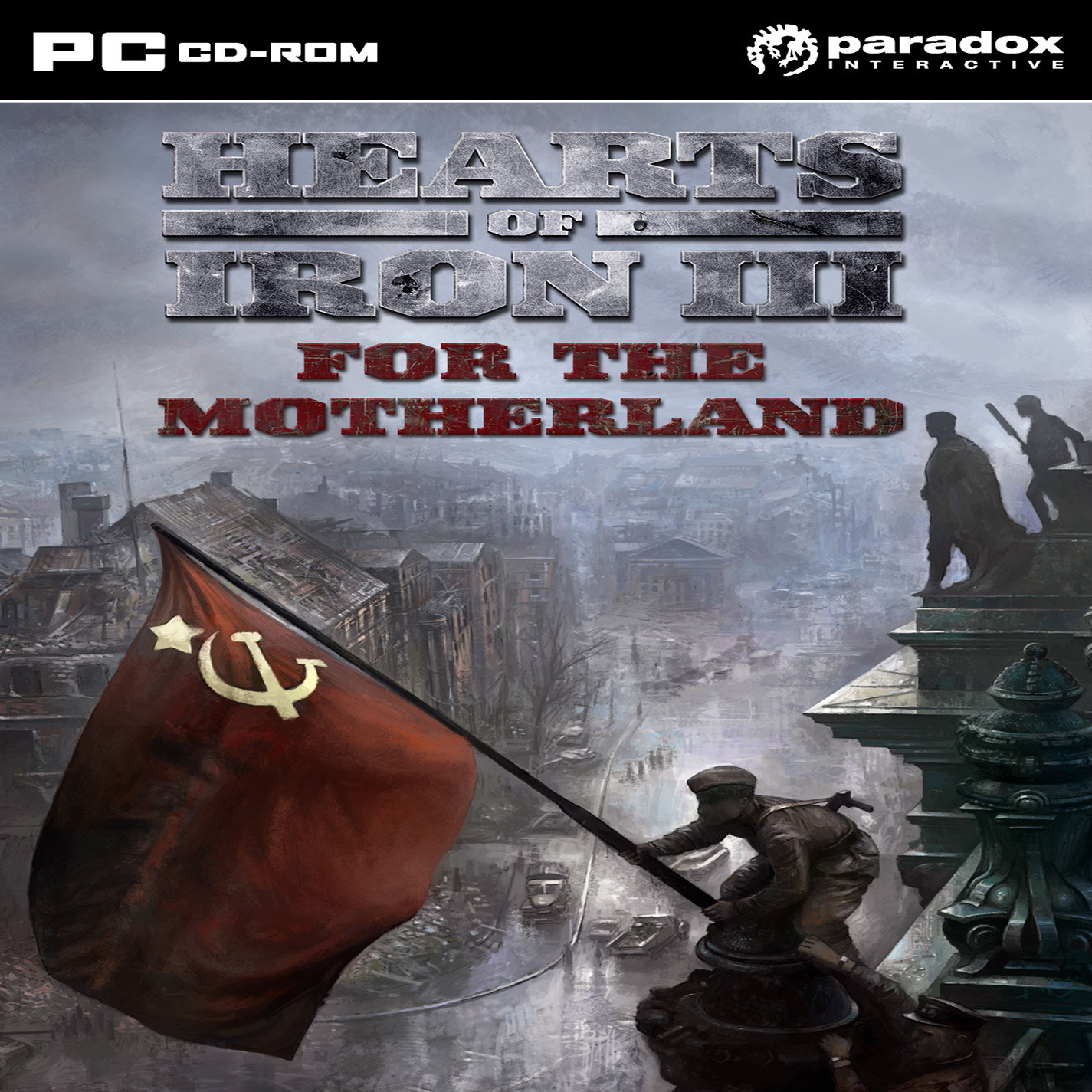 Hearts of Iron 3: For the Motherland - pedn CD obal