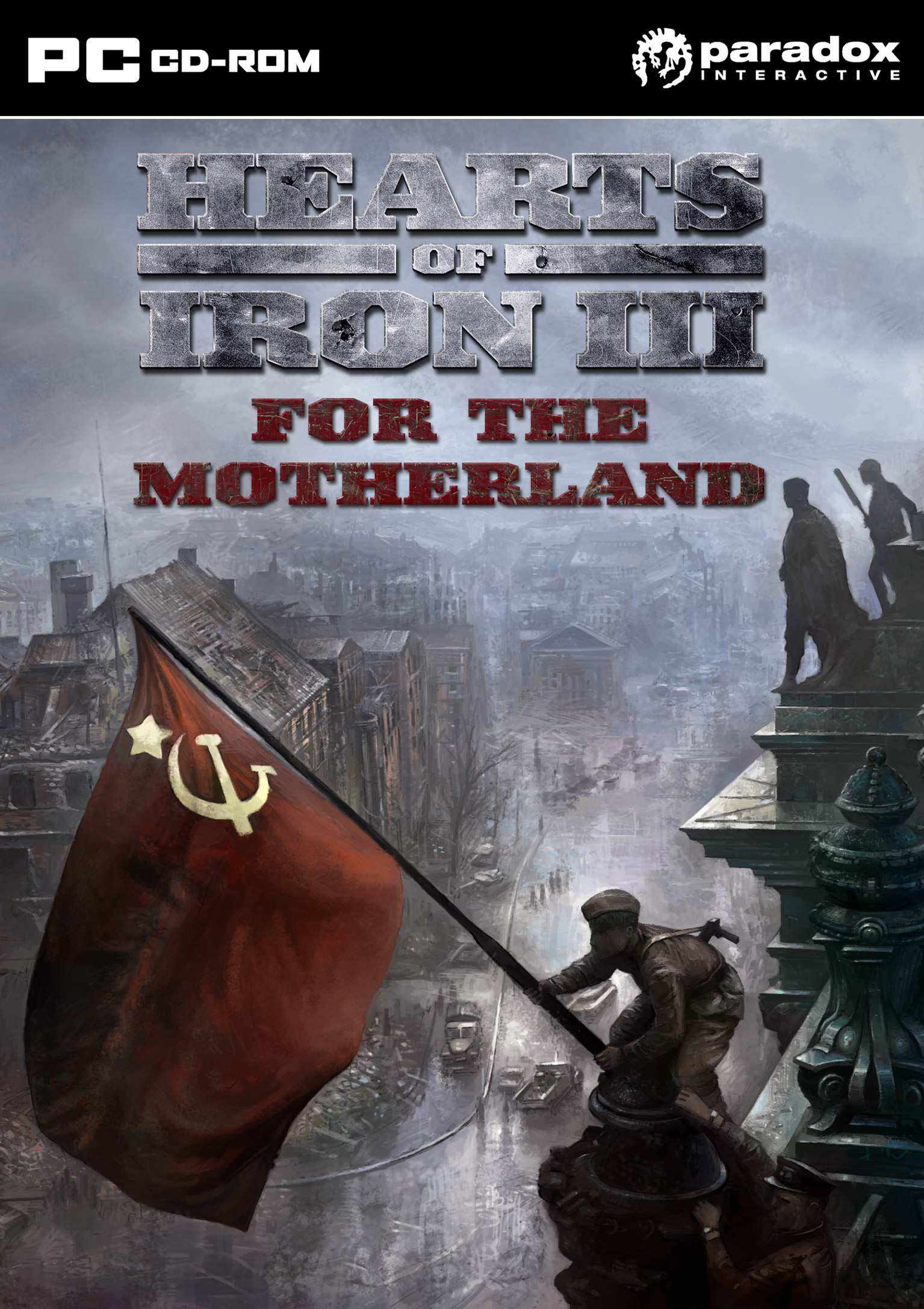 Hearts of Iron 3: For the Motherland - pedn DVD obal