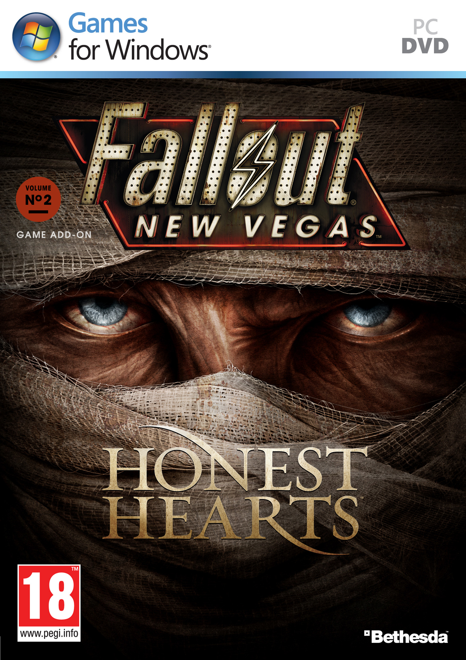 Fallout: New Vegas - Honest Hearts - pedn DVD obal
