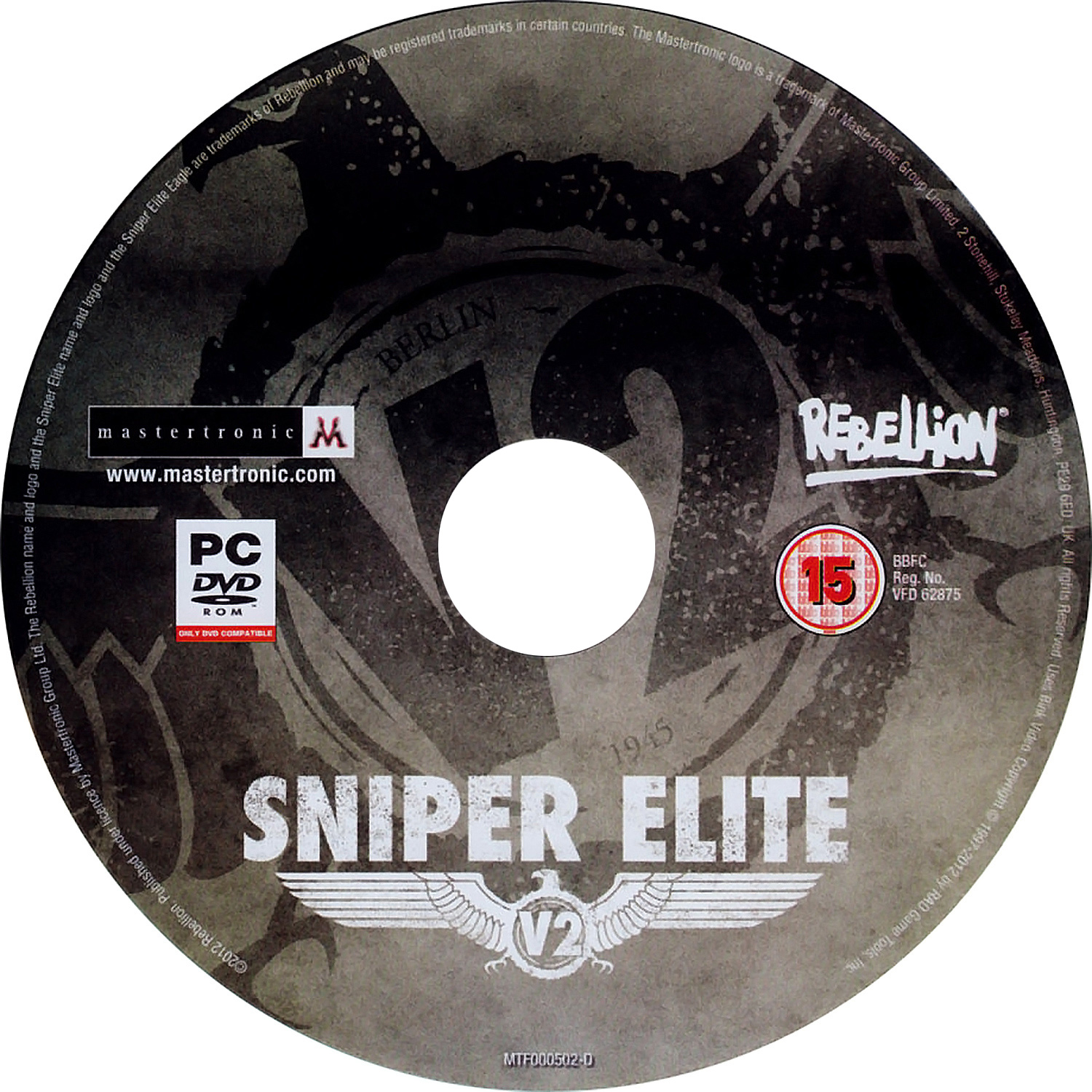 Sniper Elite V2 - CD obal
