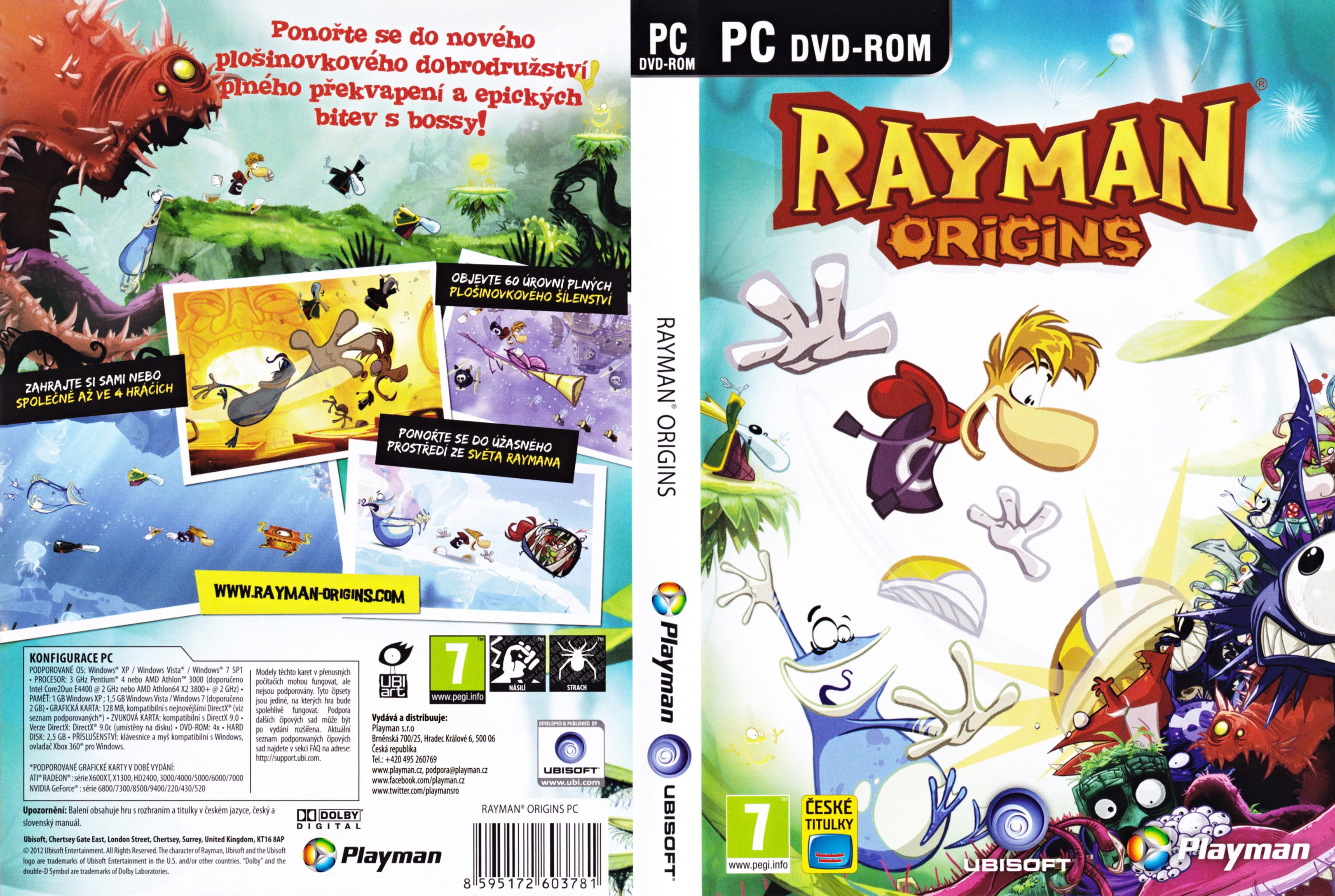 Rayman Origins - DVD obal 2