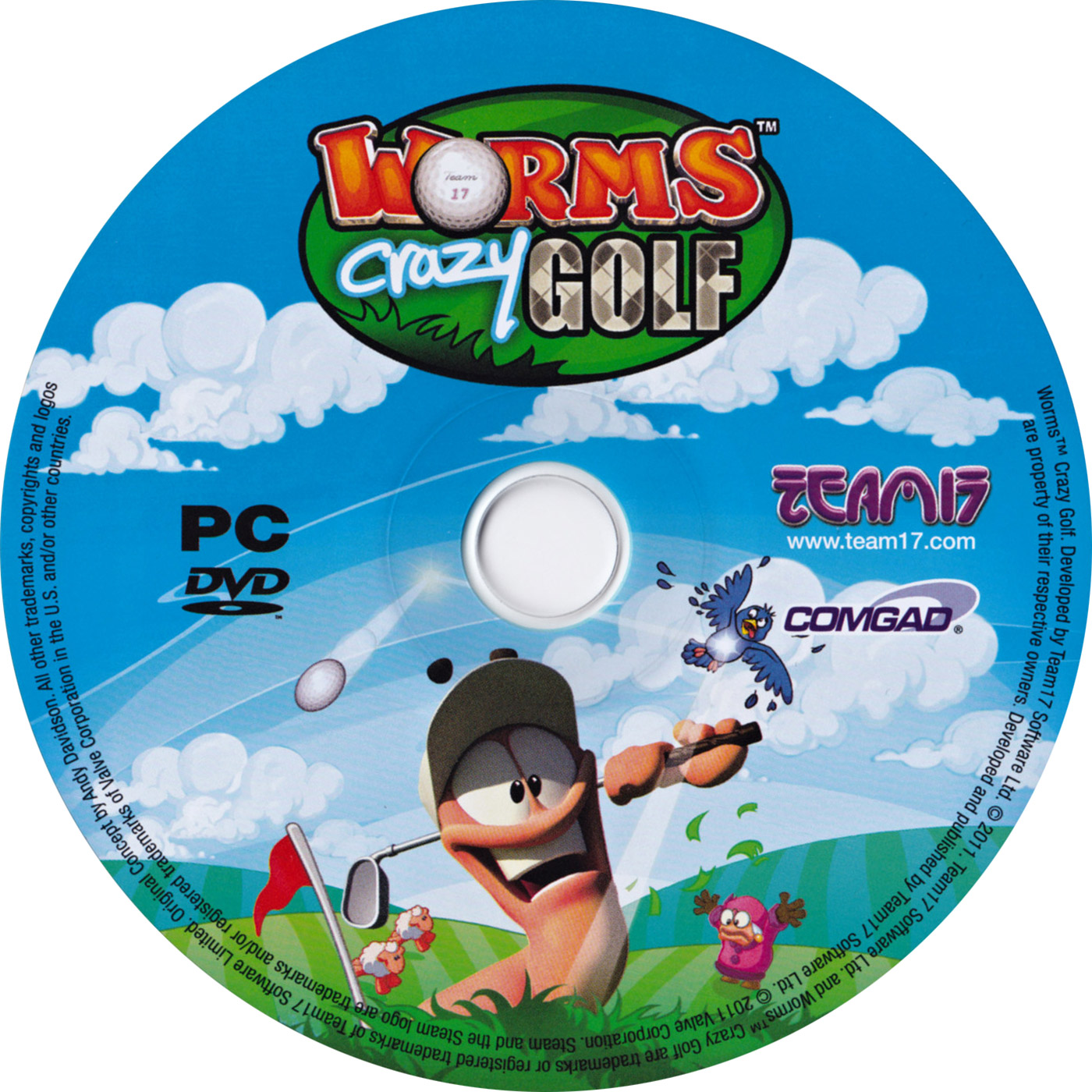 Worms Crazy Golf - CD obal