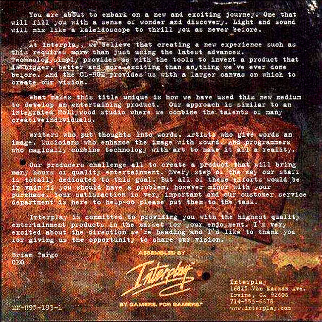 Fallout - pedn vnitn CD obal