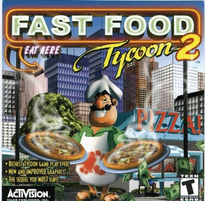 Fast Food Tycoon 2 - pedn CD obal
