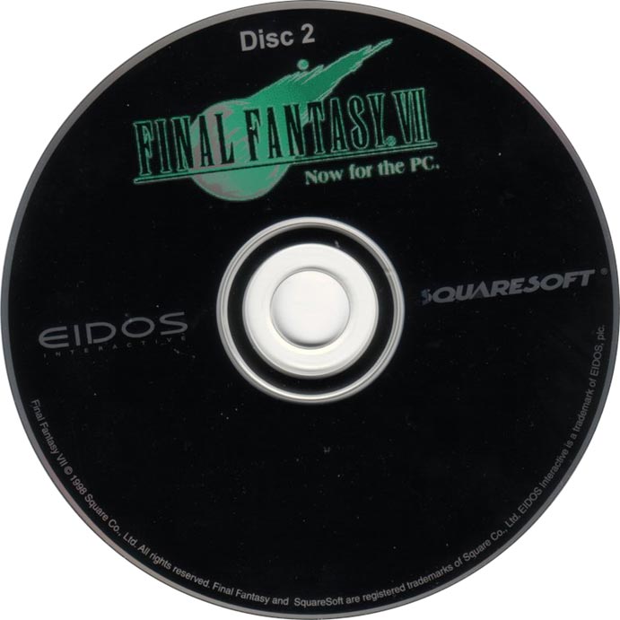Final Fantasy VII - CD obal 2