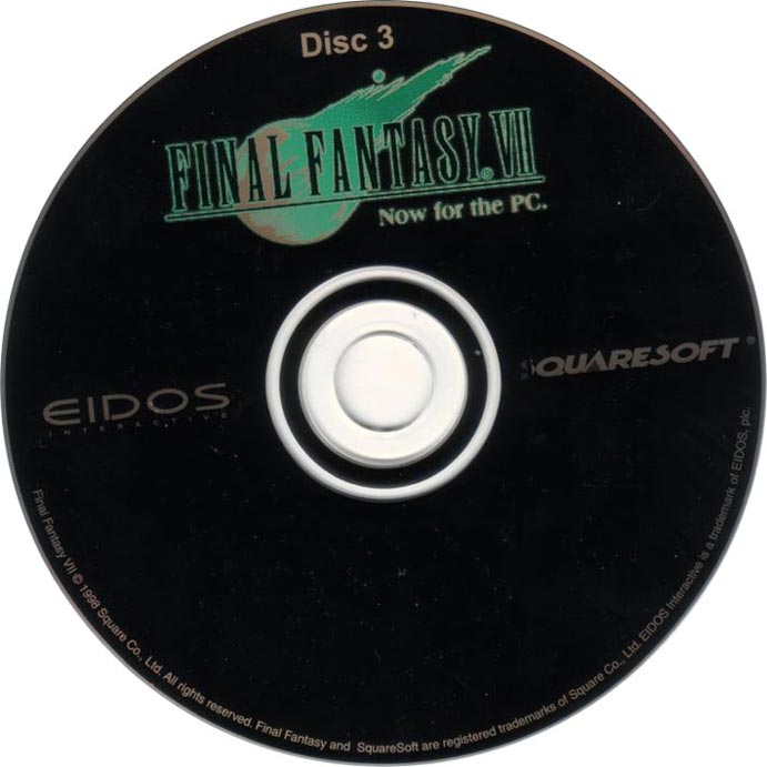 Final Fantasy VII - CD obal 3