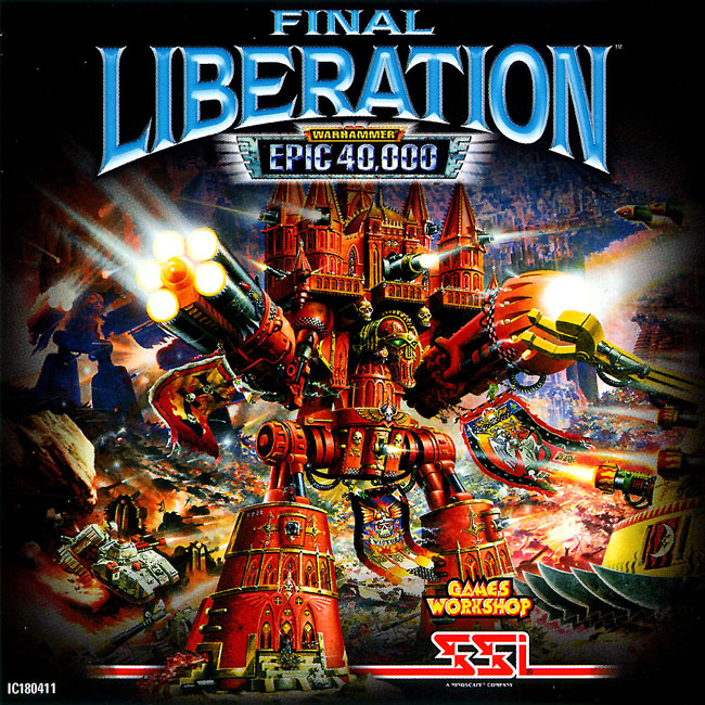 Warhammer 40000: Final Liberation - pedn CD obal