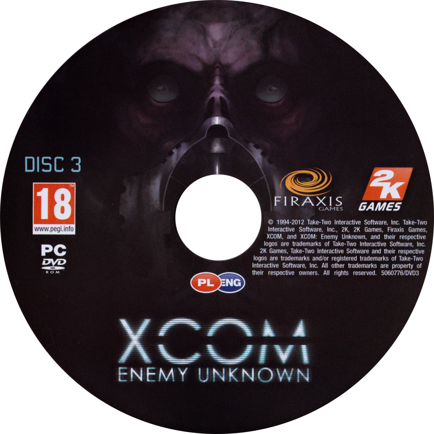 XCOM: Enemy Unknown - CD obal 3