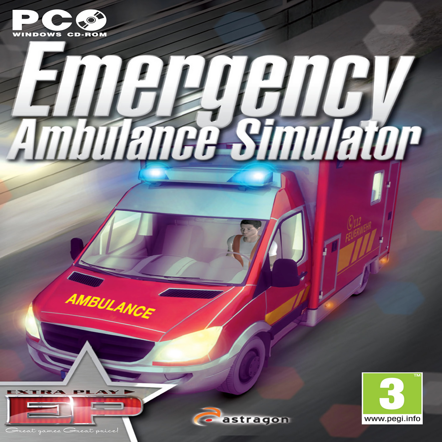 Emergency Ambulance Simulator - pedn CD obal