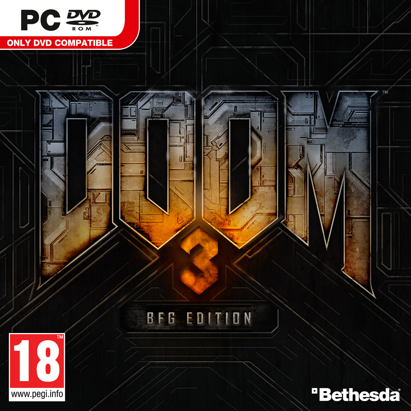 Doom 3: BFG Edition - pedn CD obal