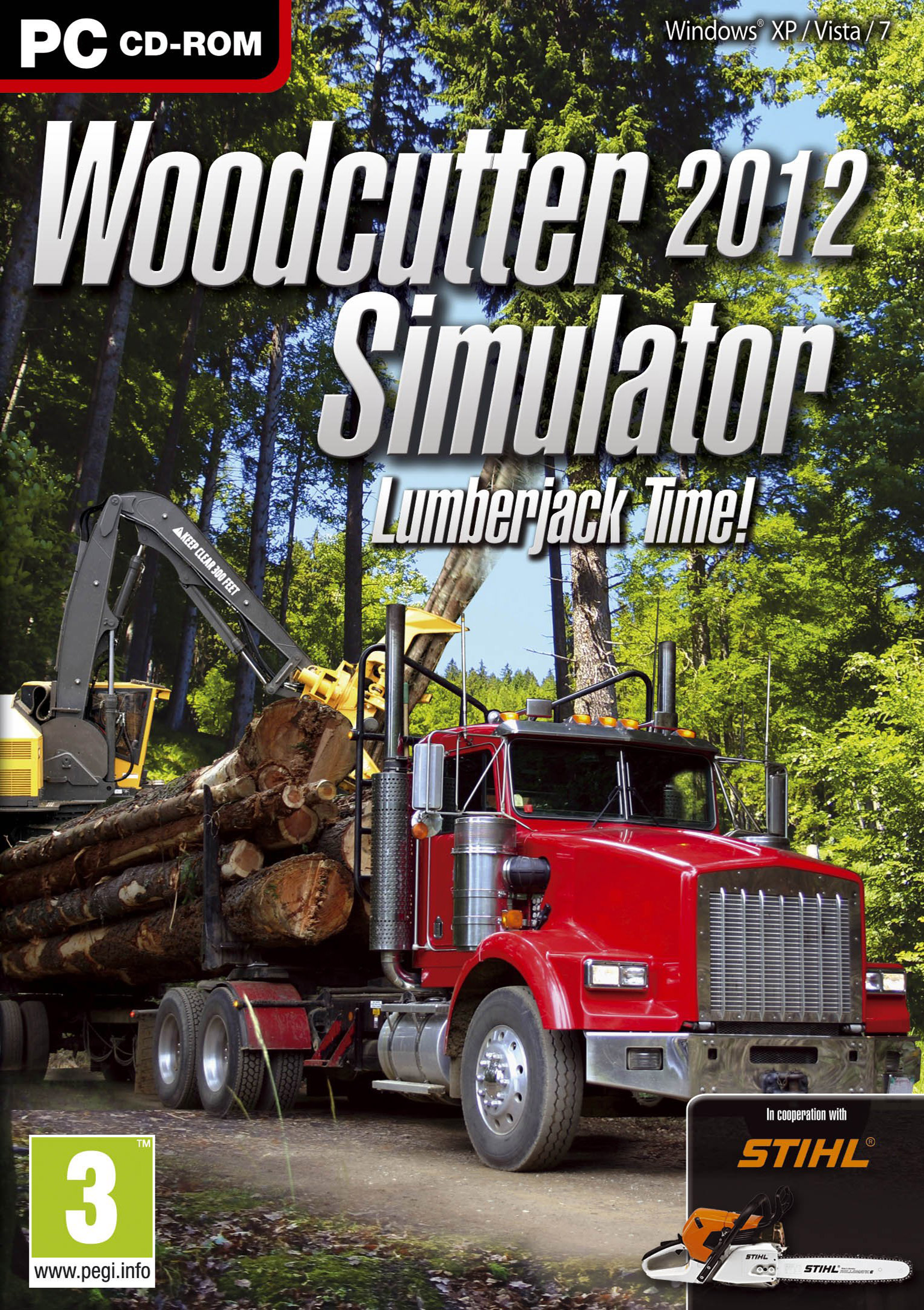 Woodcutter Simulator 2012 - pedn DVD obal