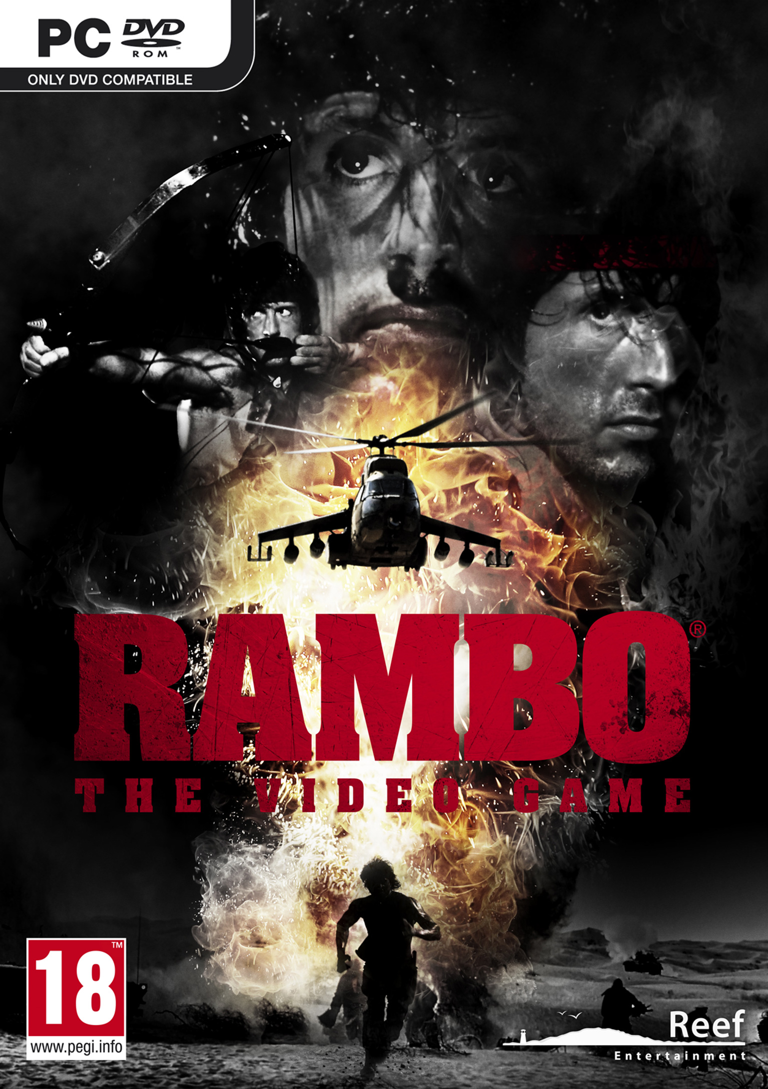 Rambo: The Video Game - pedn DVD obal