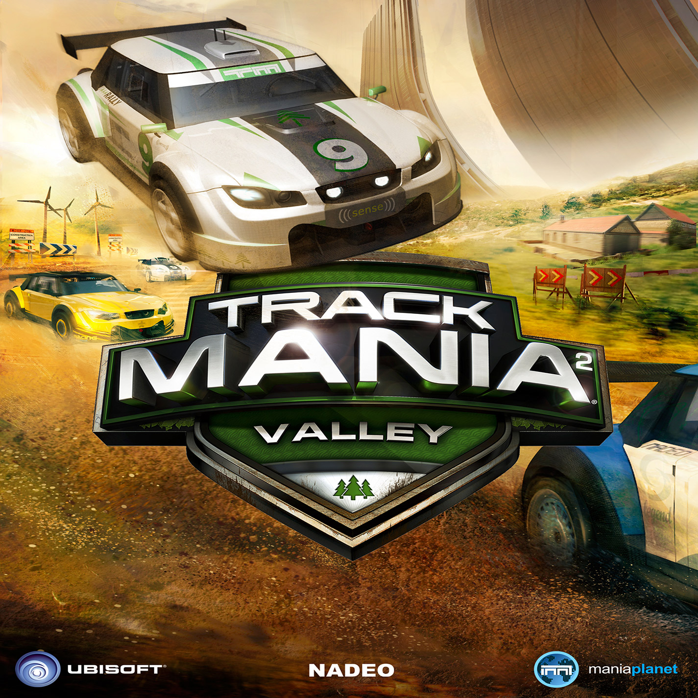 TrackMania 2: Valley - pedn CD obal 2