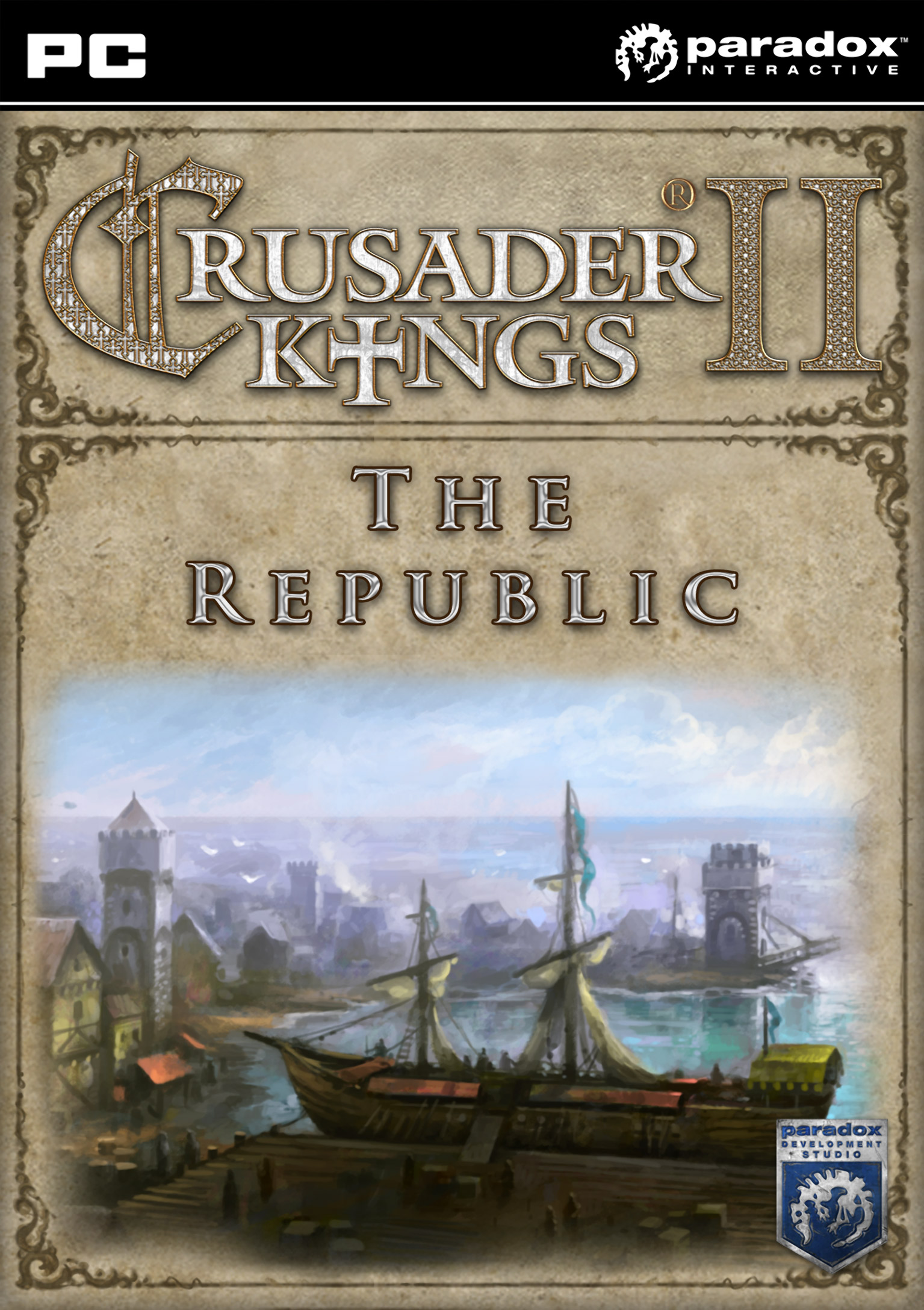 Crusader Kings II: The Republic - pedn DVD obal