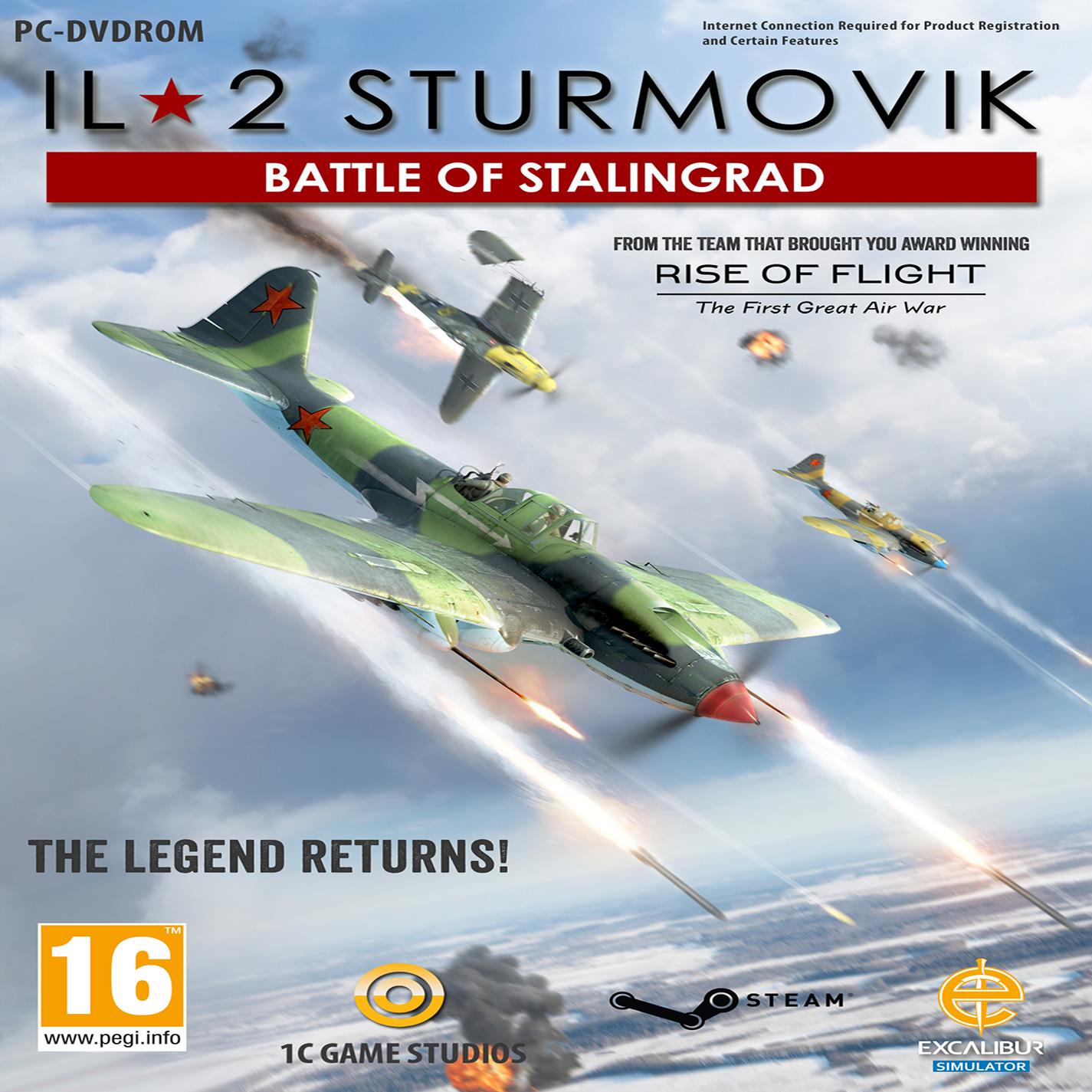 IL-2 Sturmovik: Battle of Stalingrad - pedn CD obal