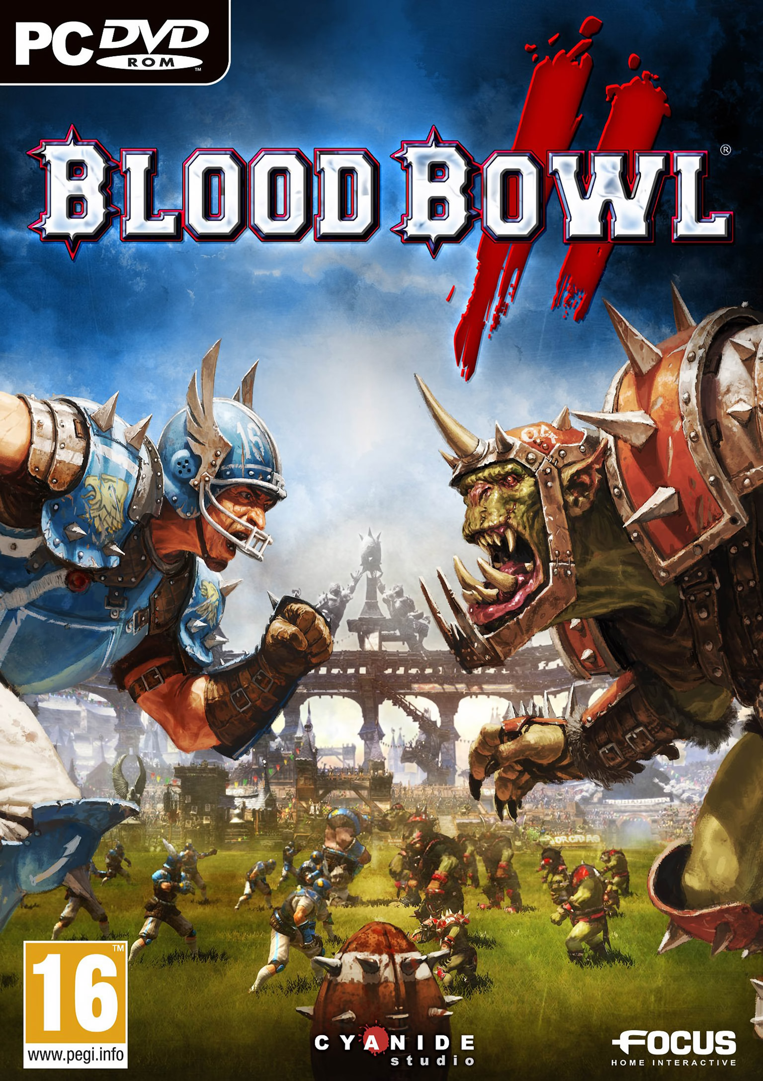 Blood Bowl II - pedn DVD obal