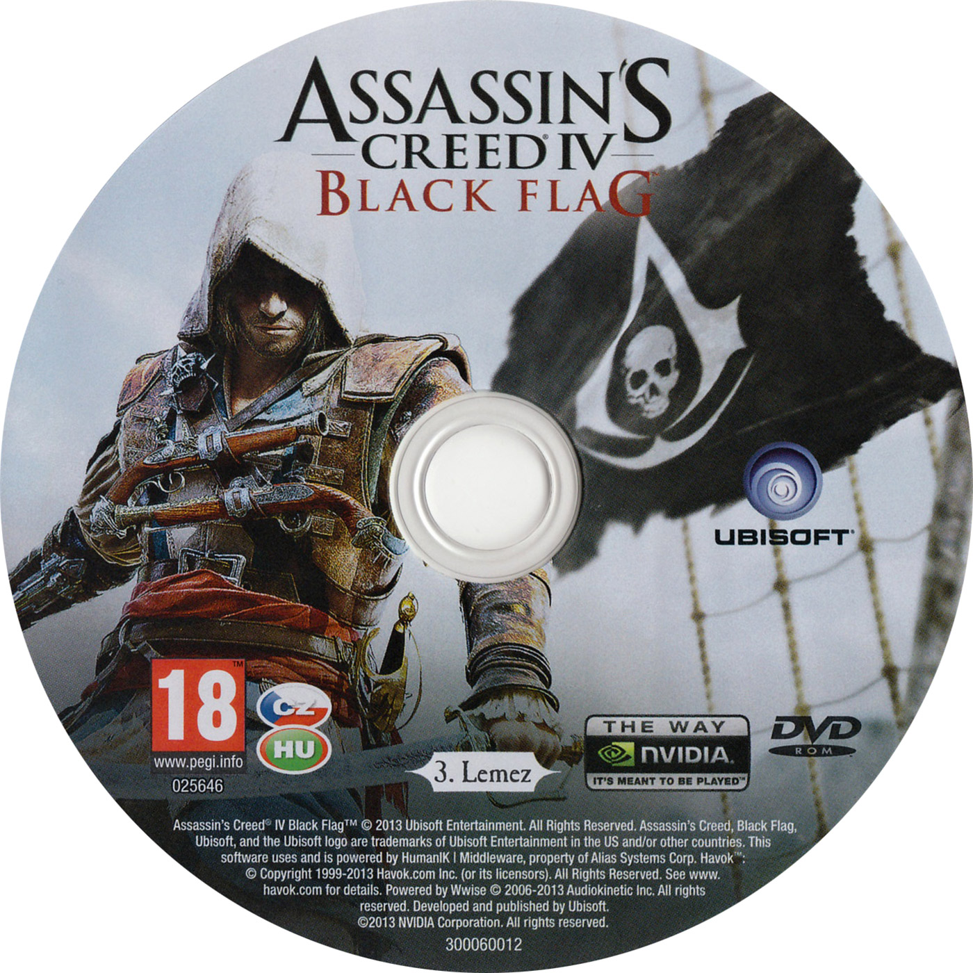 Assassin's Creed IV: Black Flag - CD obal 3