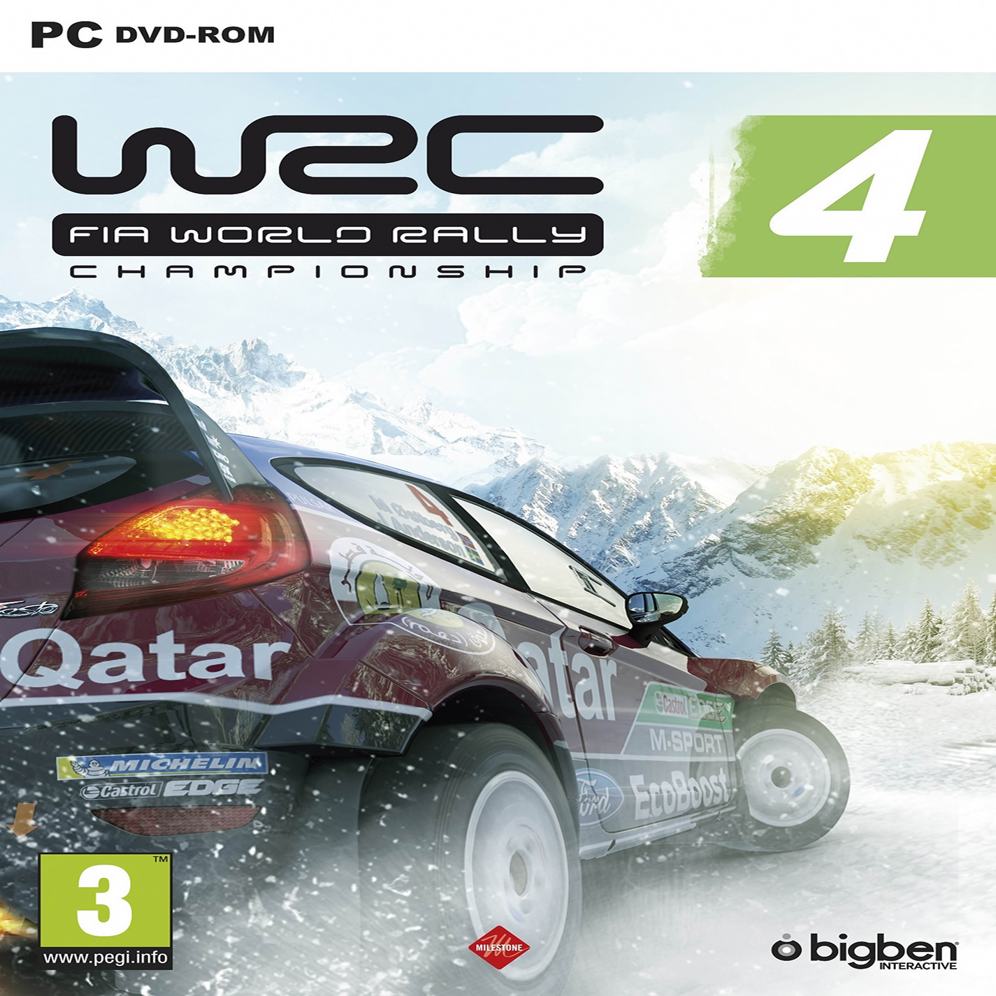 WRC 4 - pedn CD obal