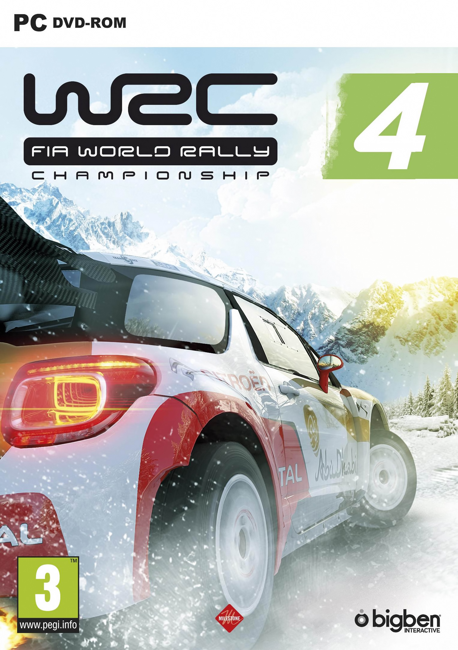 WRC 4 - pedn DVD obal 2
