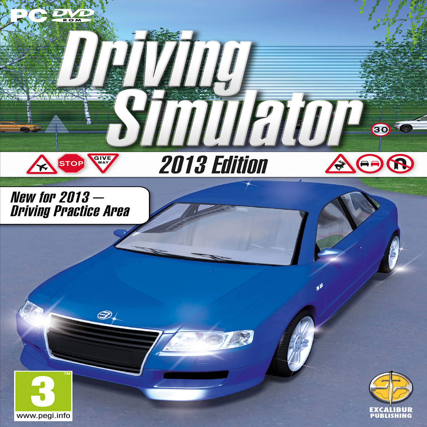 Driving Simulator 2013 - pedn CD obal